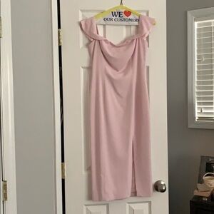 New Jay Godfrey pink midi dress